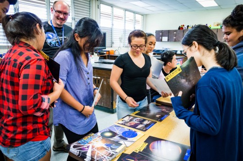 Fisher also shared Gemini Legacy Images and our Career Brochure, which the students got to keep.