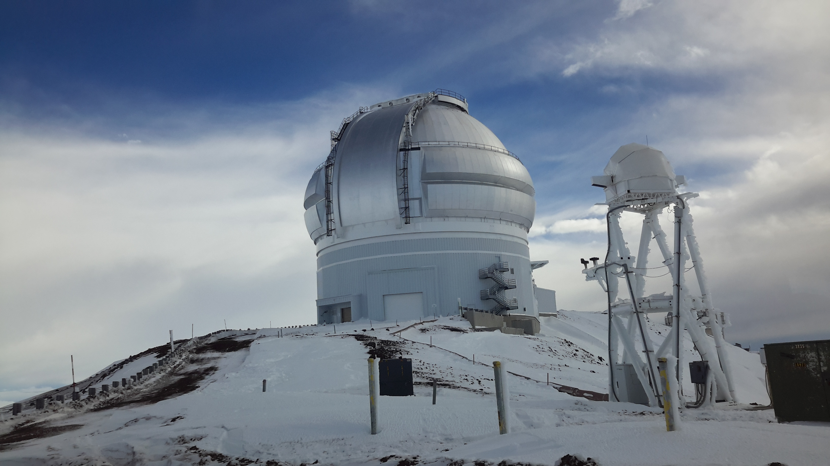 Blizzard on Maunakea