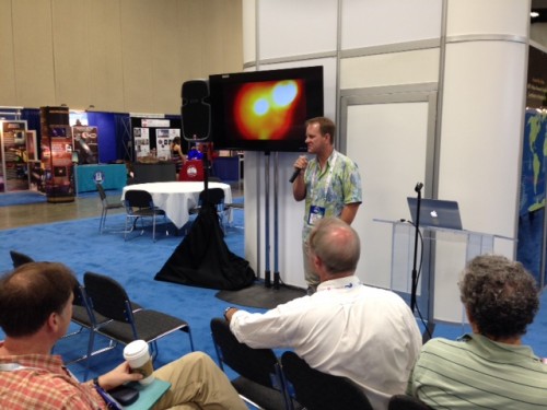 Gemini's Markus Kissler-Patig giving his presentation at IAU2015