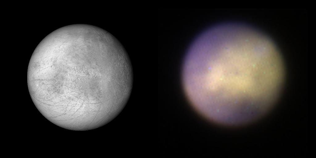 3-color image of Europa
