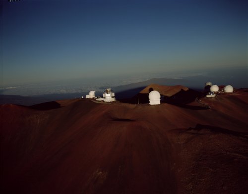 Aerial of Mauna Kea Ridgeline
