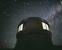 Southern StarTrails over Gemini South (w/Lights On)