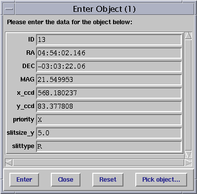 [Edit column window]